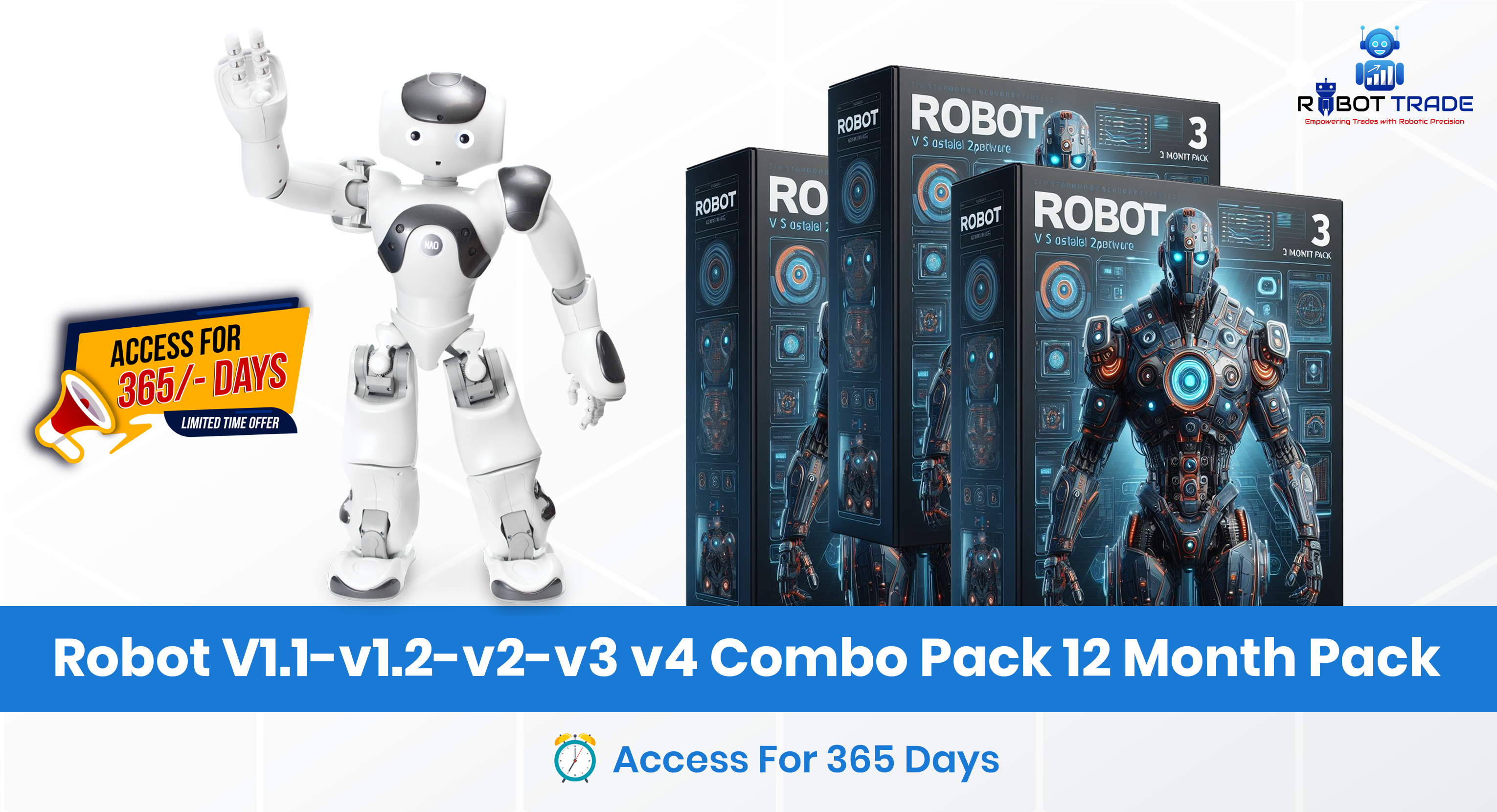 Robot V1.1-v1.2-v2-v3 v4 Combo Pack 12 Month Pack